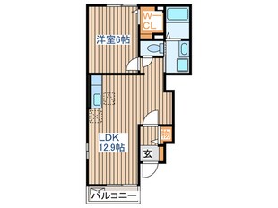 ペネトラ－レ・北中山Ⅲの物件間取画像